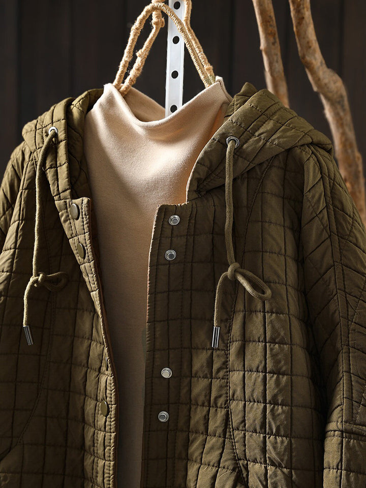 Emma | Quilted Hooded Puffer Jacket Women