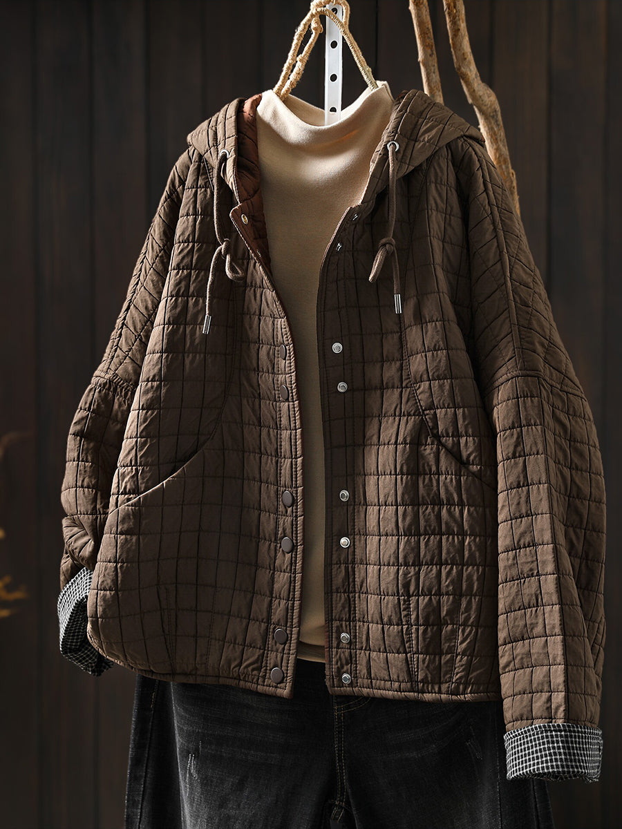 Emma | Quilted Hooded Puffer Jacket Women