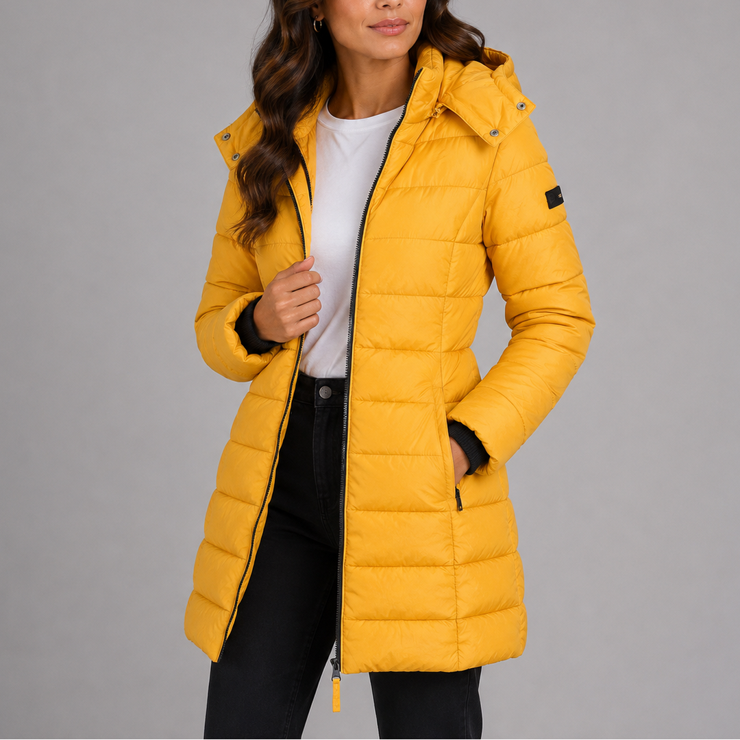 Hannah | Long Hooded Winter Puffer Jacket Women