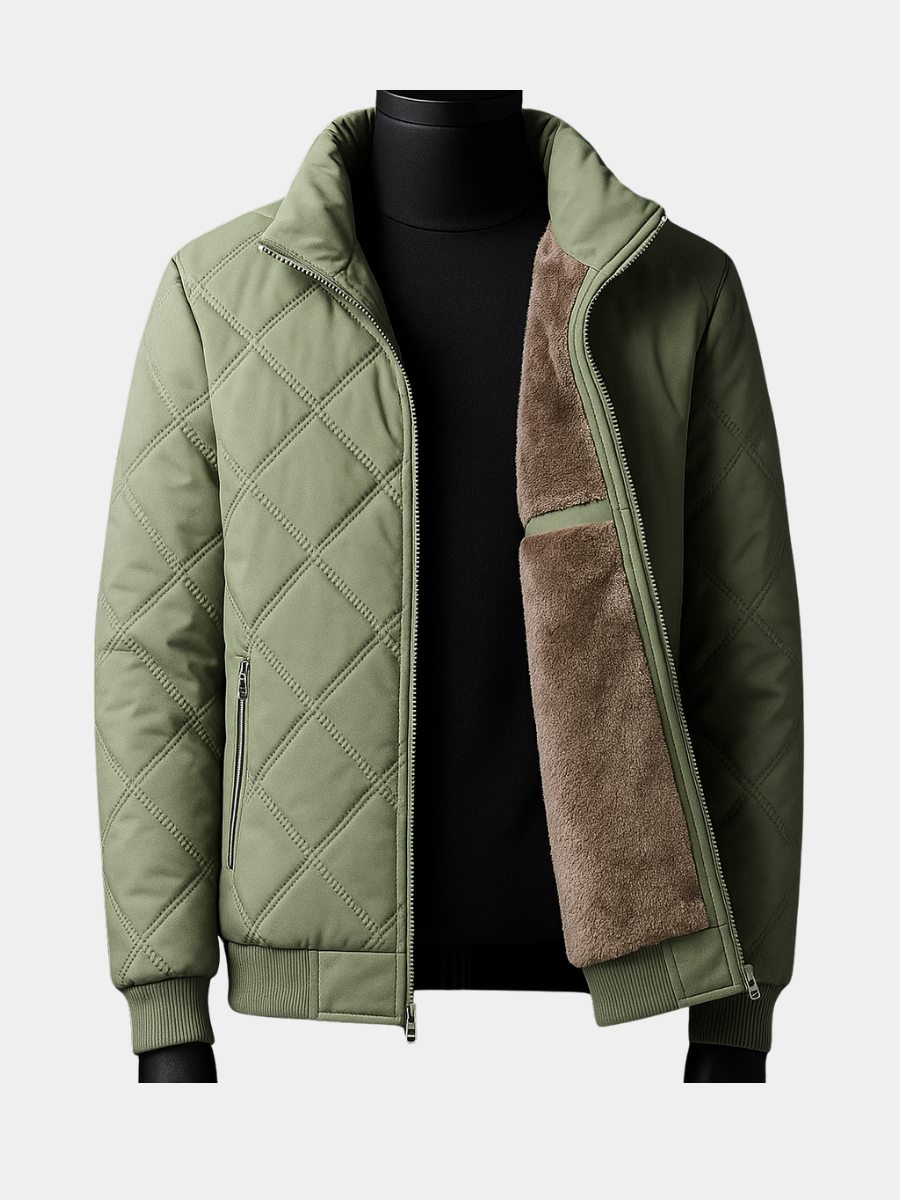 Isaac | Diamond Quilted Winter Mens Puffer Jacket