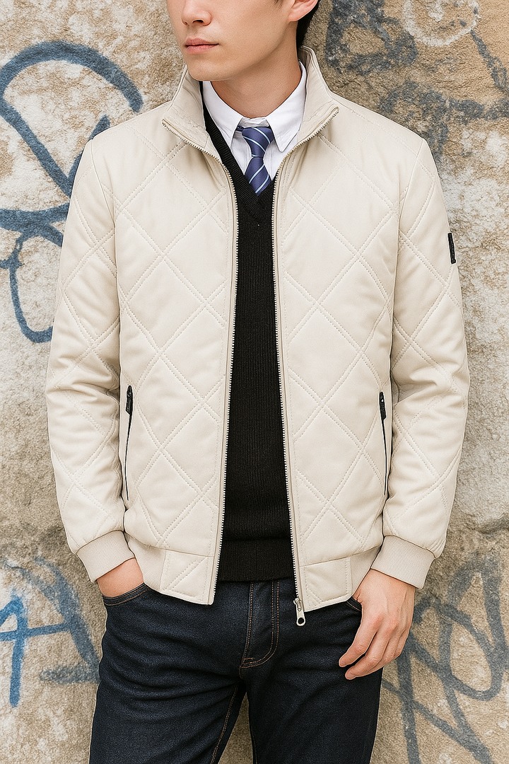 Isaac | Diamond Quilted Winter Mens Puffer Jacket
