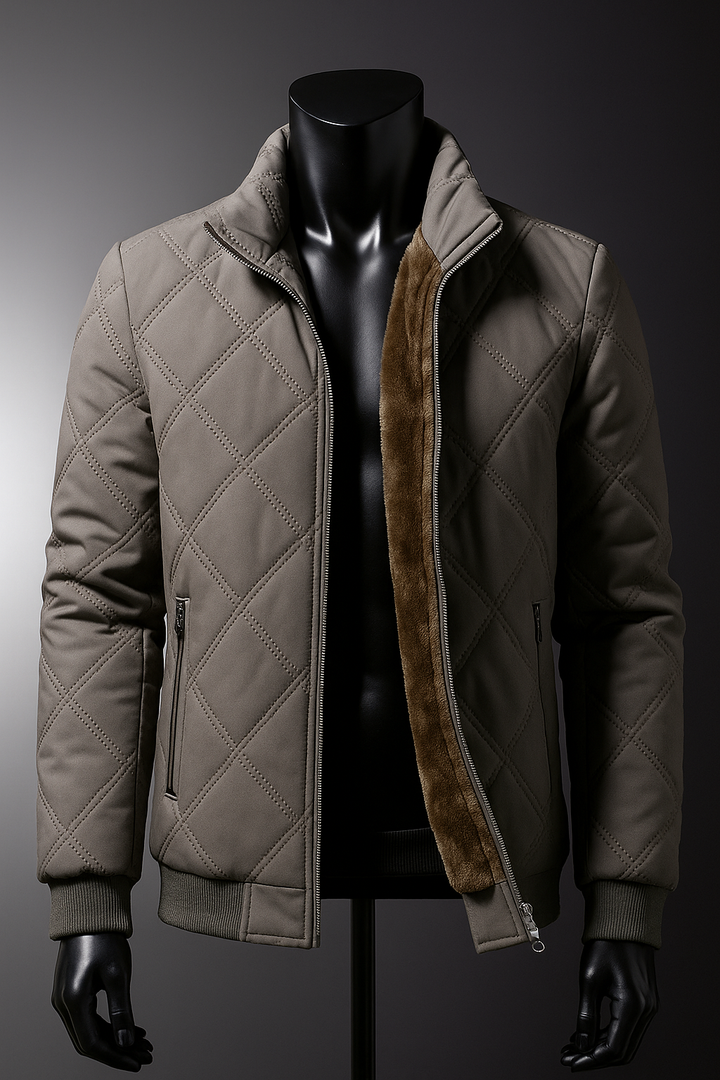 Isaac | Diamond Quilted Winter Mens Puffer Jacket