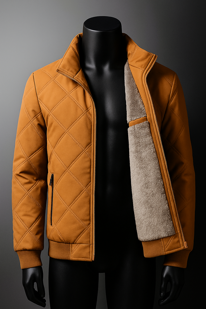 Isaac | Diamond Quilted Winter Mens Puffer Jacket
