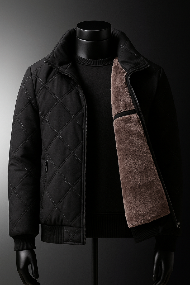 Isaac | Diamond Quilted Winter Mens Puffer Jacket