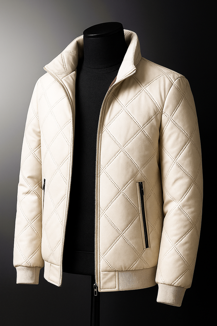 Isaac | Diamond Quilted Winter Mens Puffer Jacket