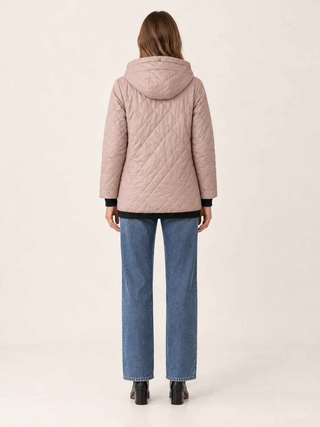 Isabella | Timeless Diamond Quilted Hooded Puffer Jacket Women