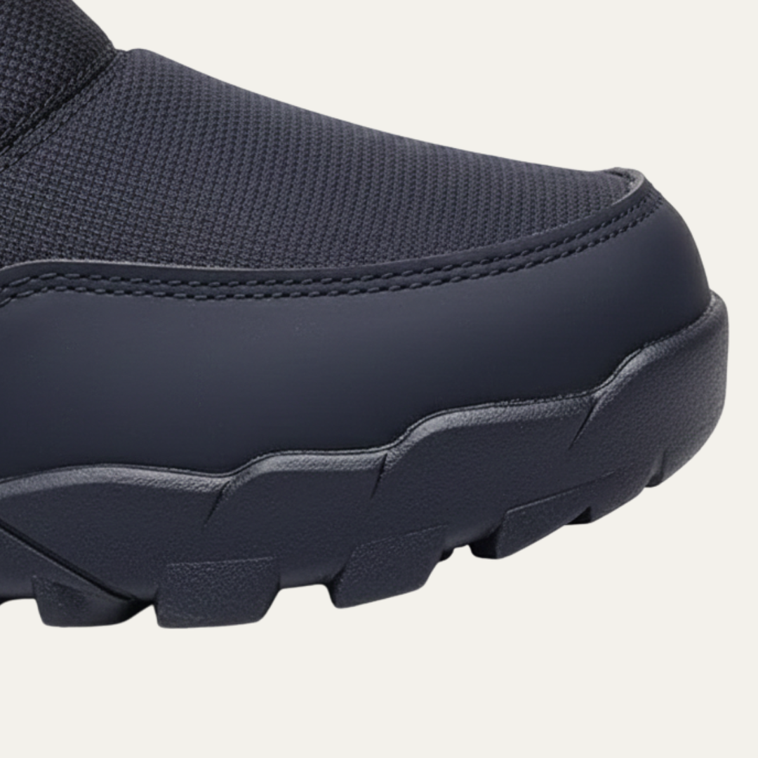 James | Quilted Side Zip Mens Snow Boots