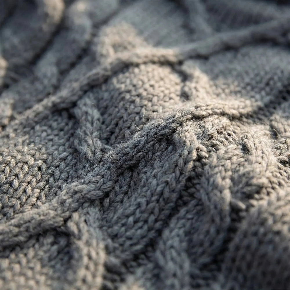James | Refined Chunky Turtleneck Mens Knit Sweater