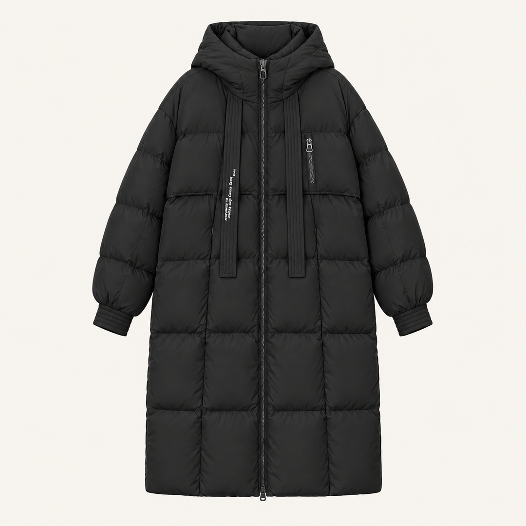 Janice | Long Hooded Quilted Puffer Jacket Women