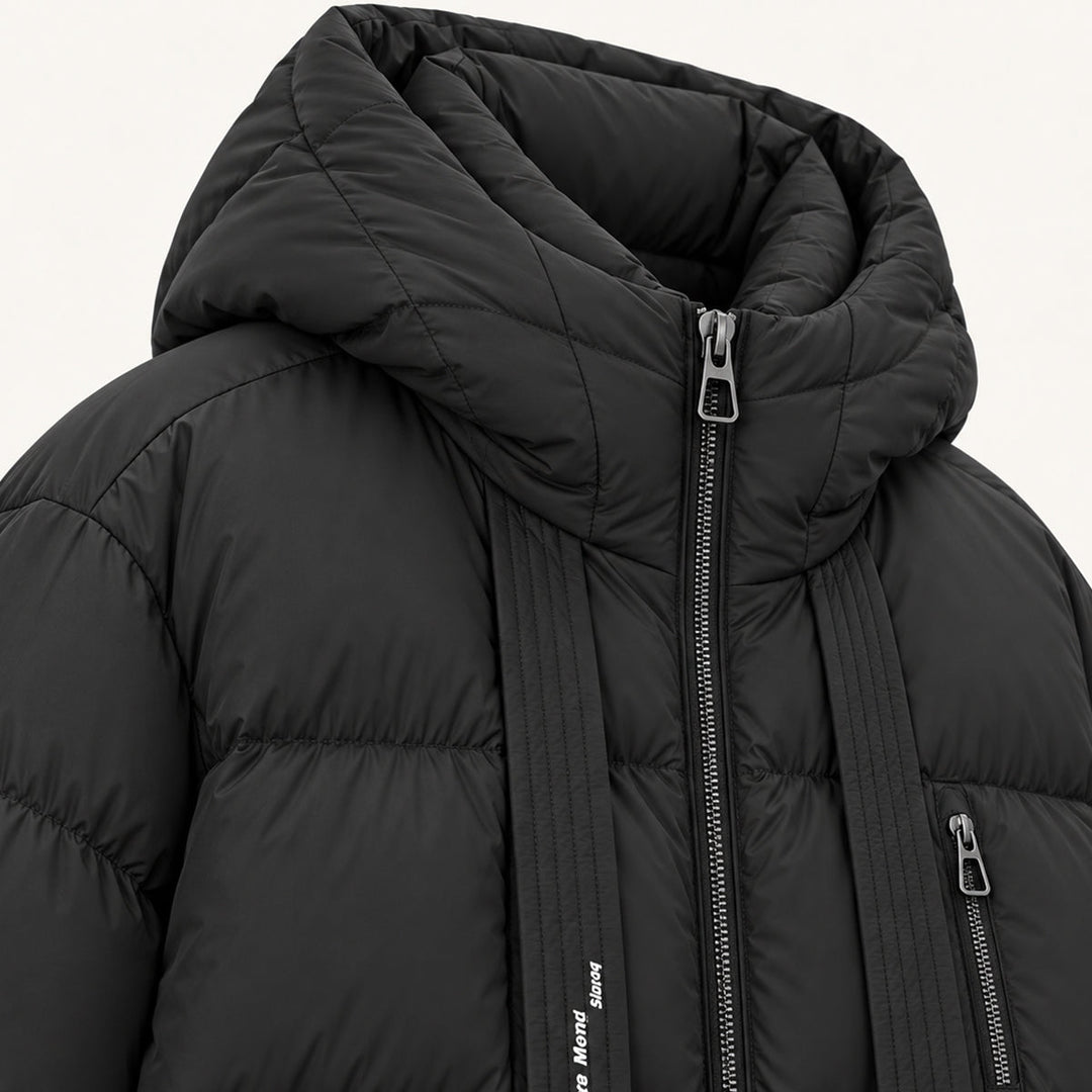 Janice | Long Hooded Quilted Puffer Jacket Women