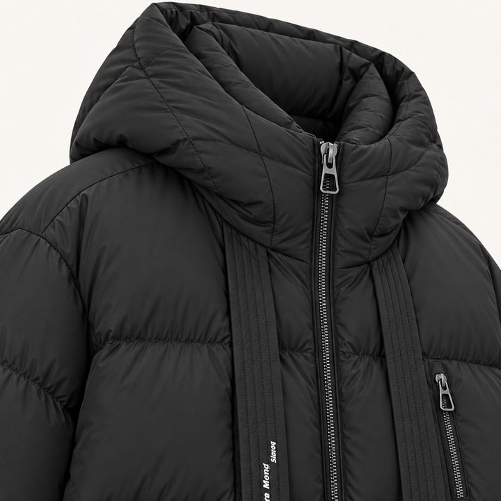 Janice | Long Hooded Quilted Puffer Jacket Women