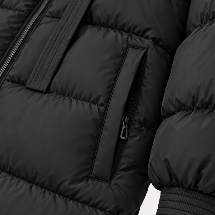 Janice | Long Hooded Quilted Puffer Jacket Women