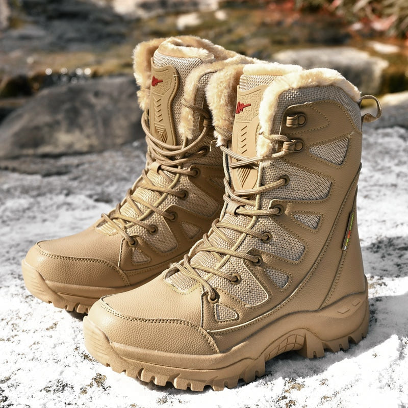 Jean | Lace-Up Winter Hiking Snow Boots Women