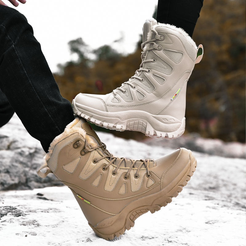 Jean | Lace-Up Winter Hiking Snow Boots Women
