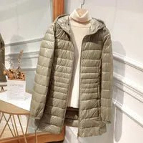 Jessica | Cozy Longline Hooded Puffer Jacket Women