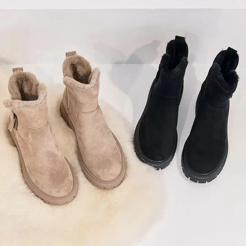 Joan | Side Zip Winter Snow Boots Women