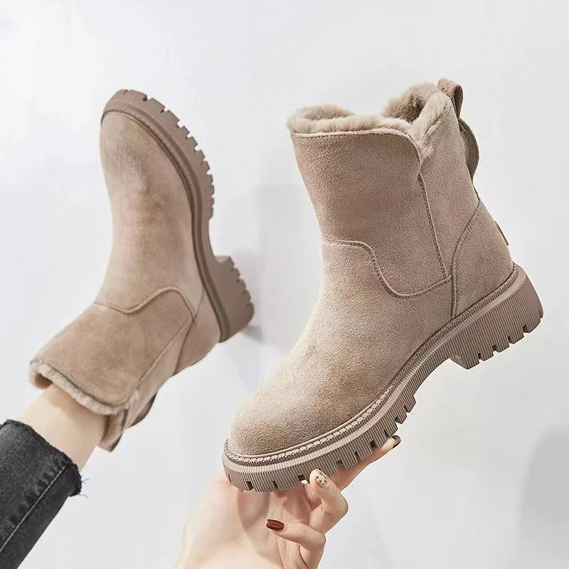 Joan | Side Zip Winter Snow Boots Women