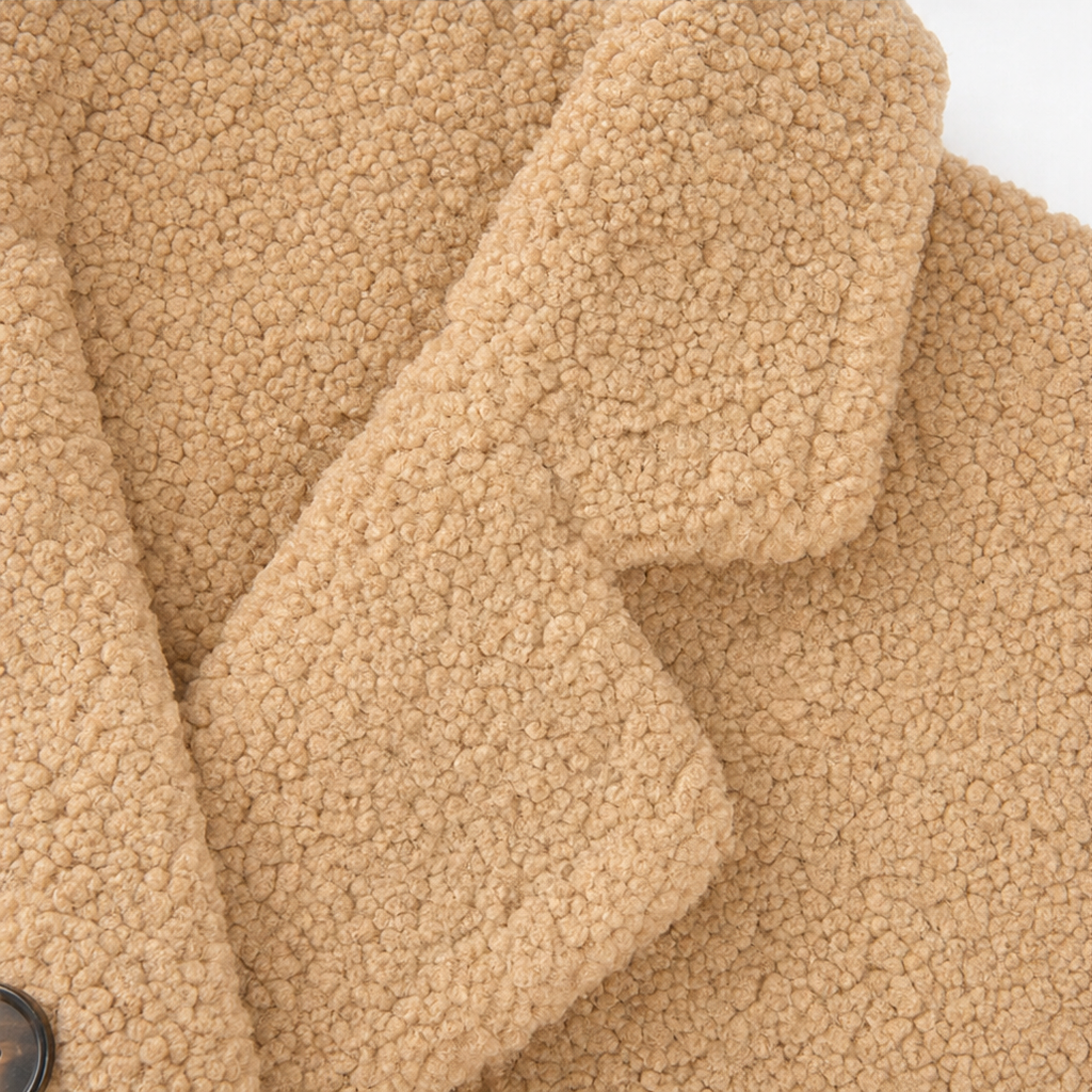 Joan | Timeless Double-Breasted Sherpa Jacket Women