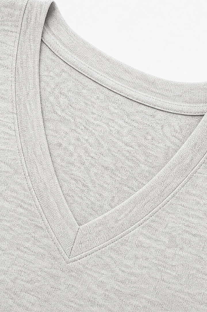 Judy | Relaxed V-Neck A-Line Midi Sweater Dress