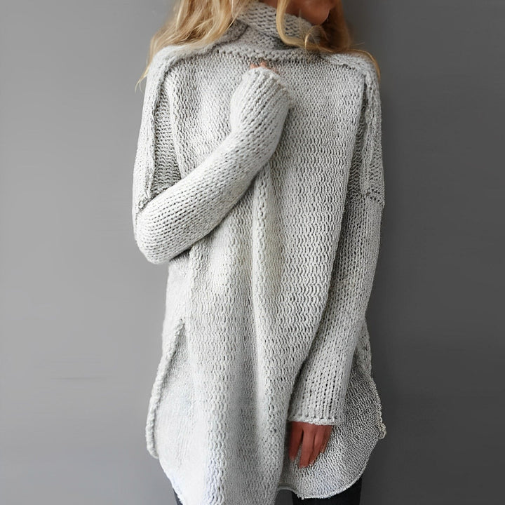 Julia | Oversized Chunky Knit Turtleneck Sweater