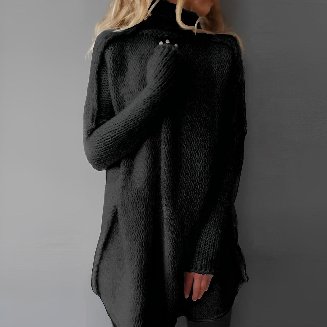 Julia | Oversized Chunky Knit Turtleneck Sweater