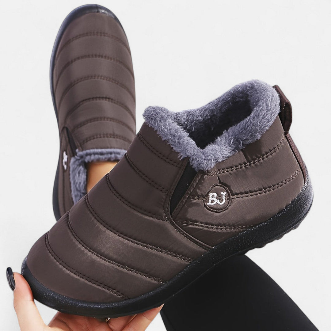 Karen | Quilted Slip-On Winter Snow Boots Women