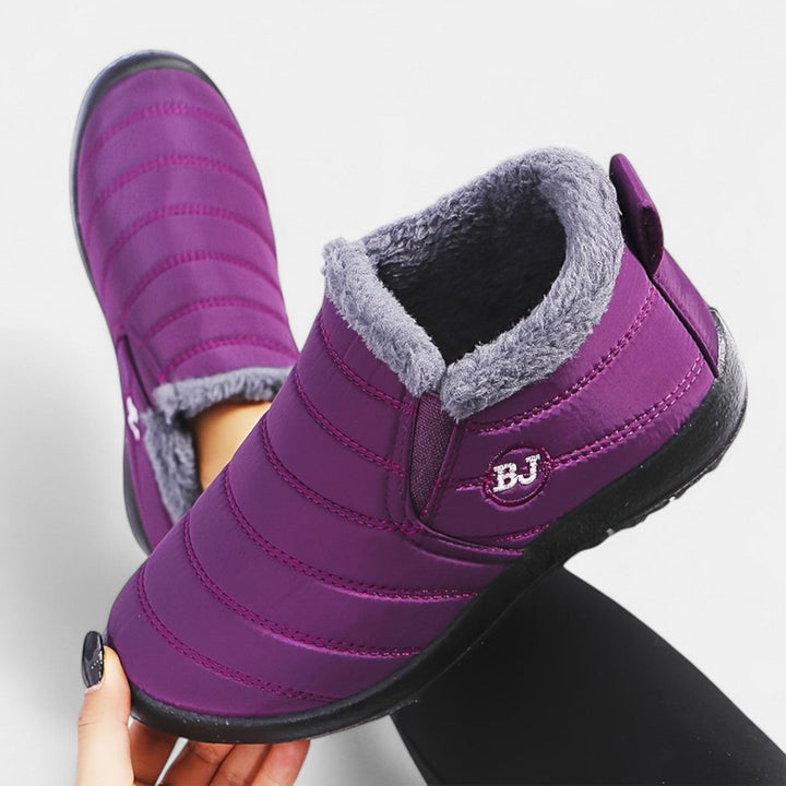 Karen | Quilted Slip-On Winter Snow Boots Women
