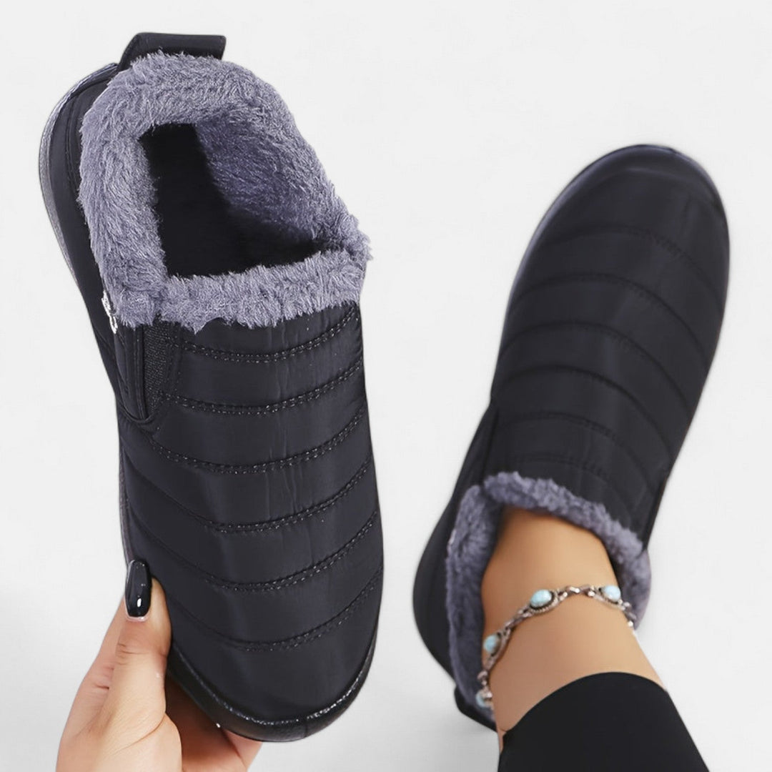 Karen | Quilted Slip-On Winter Snow Boots Women
