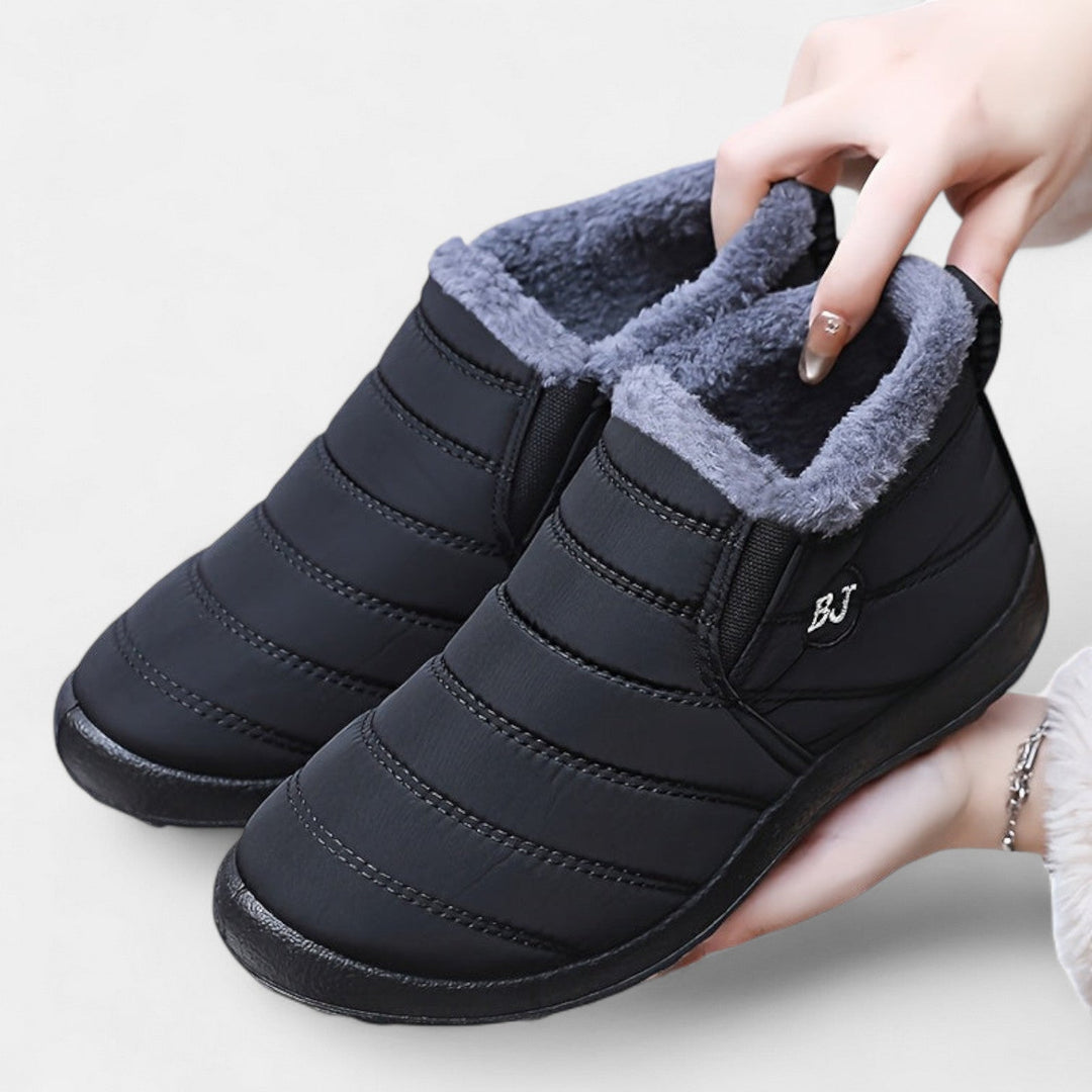 Karen | Quilted Slip-On Winter Snow Boots Women
