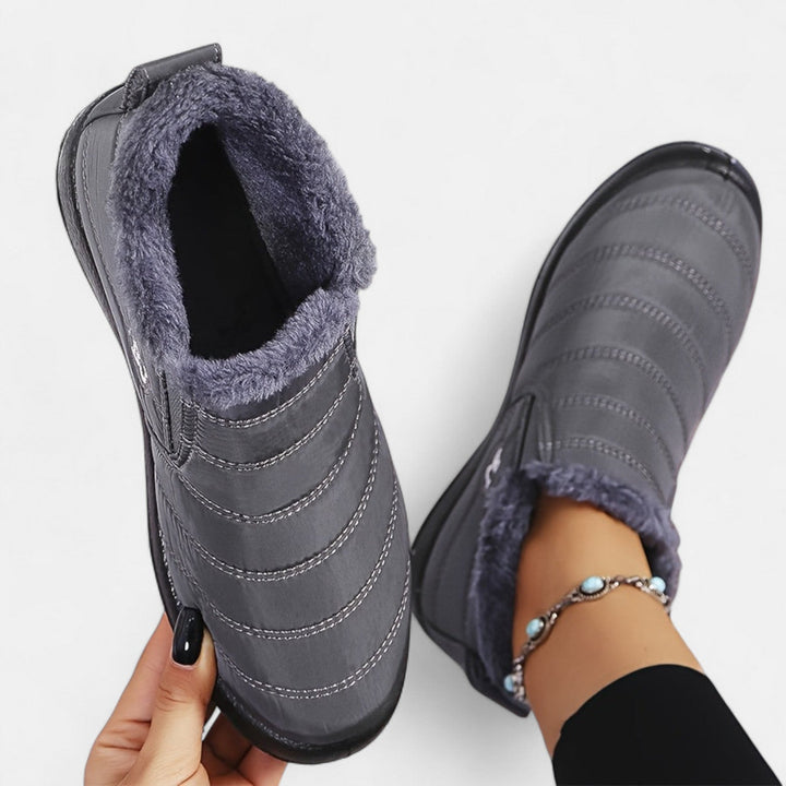 Karen | Quilted Slip-On Winter Snow Boots Women