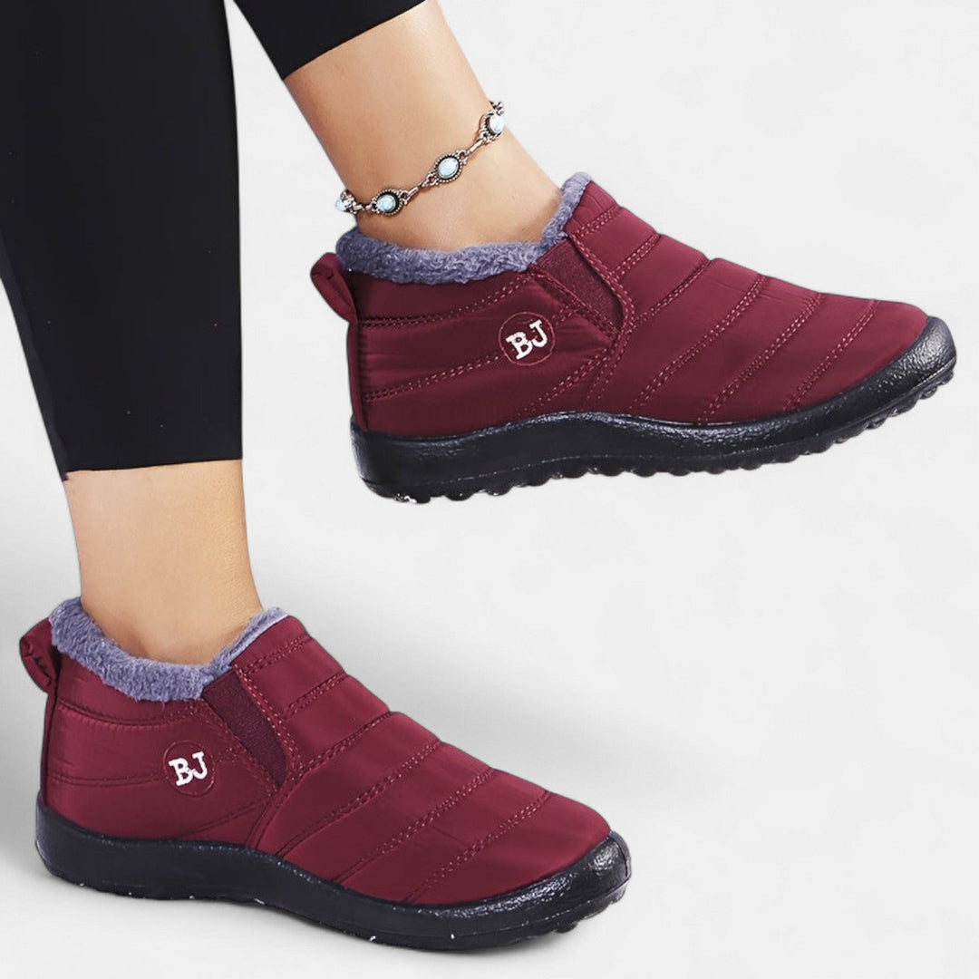 Karen | Quilted Slip-On Winter Snow Boots Women