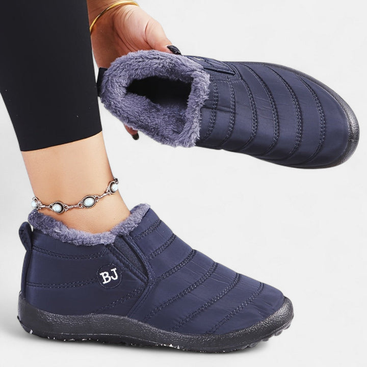 Karen | Quilted Slip-On Winter Snow Boots Women