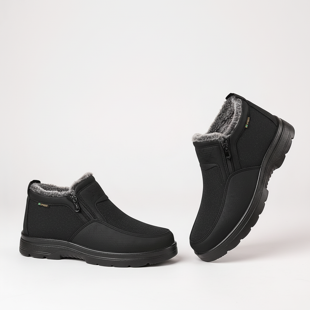Keith | Side Zip Mens Snow Boots