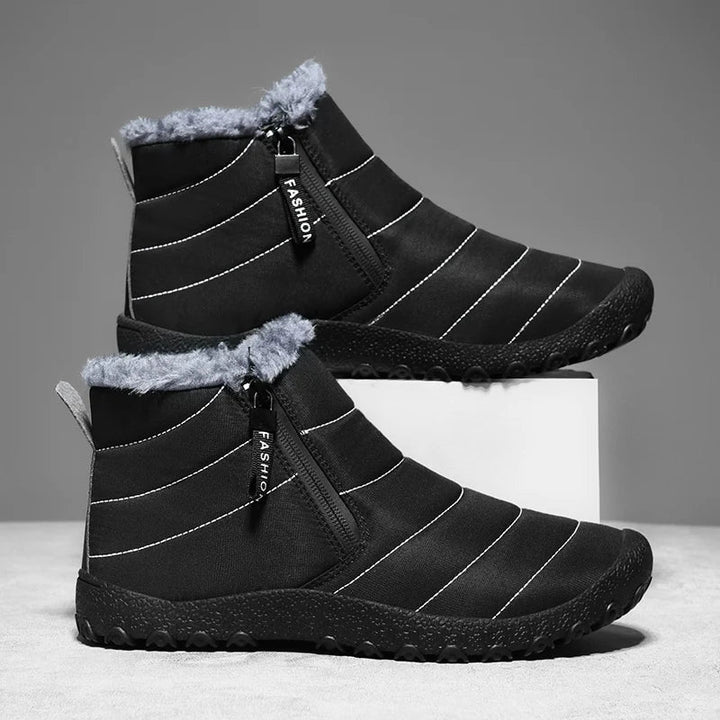 Kyle | Plush Lined Side Zip Mens Snow Boots