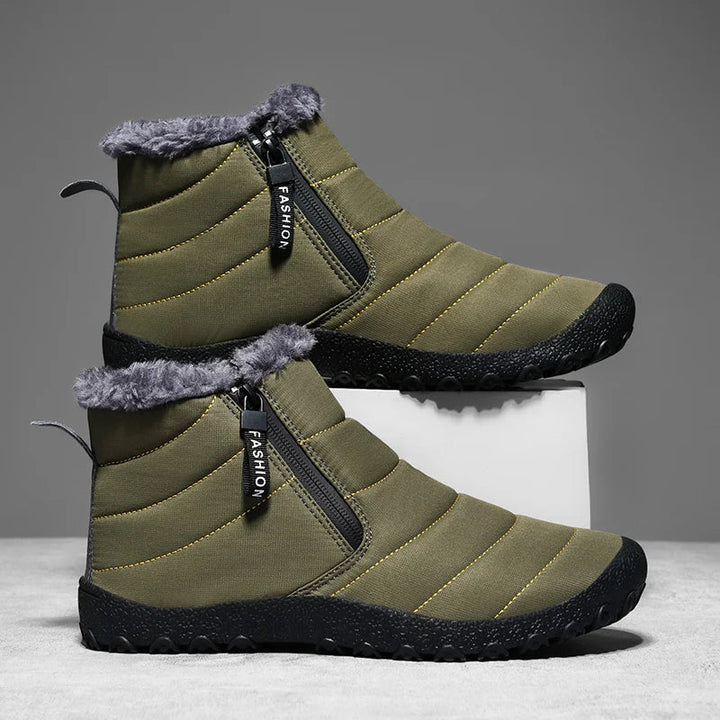 Kyle | Plush Lined Side Zip Mens Snow Boots