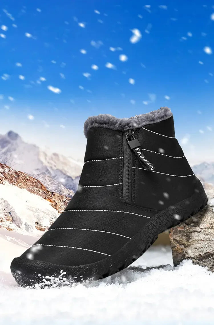 Kyle | Plush Lined Side Zip Mens Snow Boots