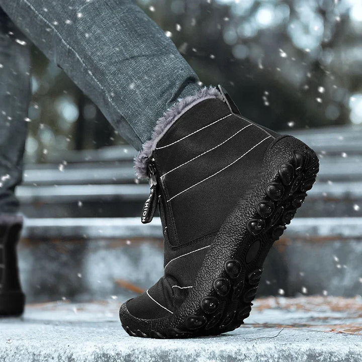 Kyle | Plush Lined Side Zip Mens Snow Boots