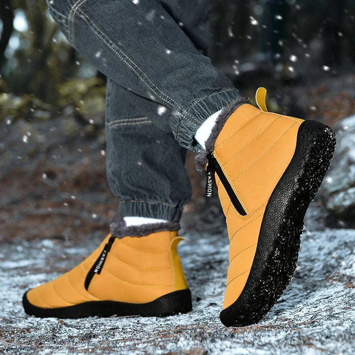Kyle | Plush Lined Side Zip Mens Snow Boots