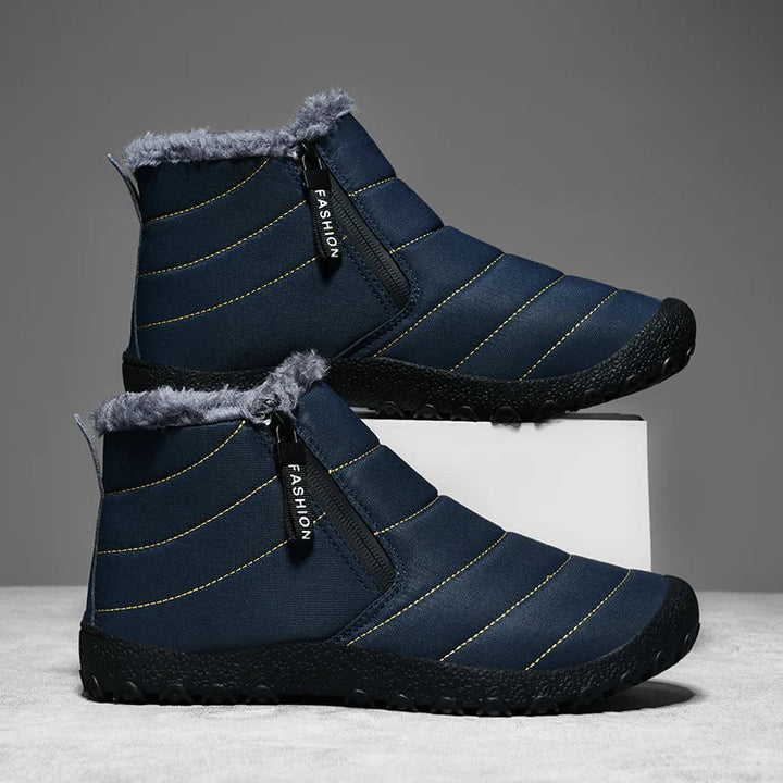 Kyle | Plush Lined Side Zip Mens Snow Boots