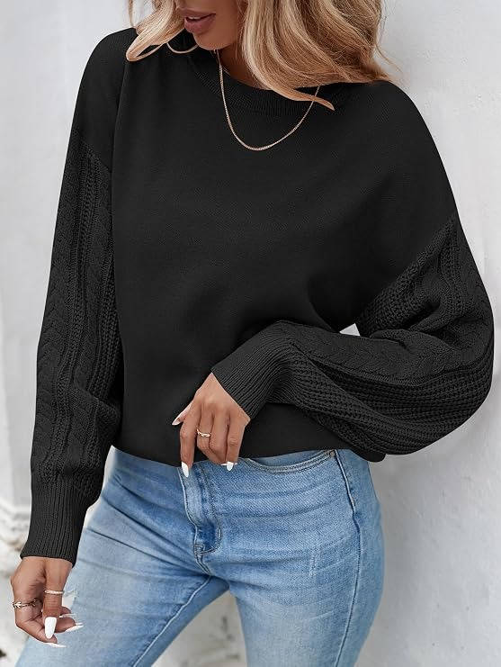 Laura | Cozy Oversized Chunky Cable Knit Sweater