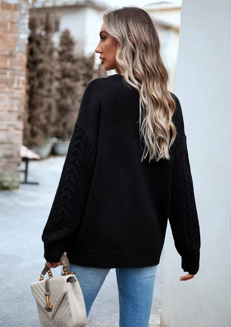 Laura | Cozy Oversized Chunky Cable Knit Sweater