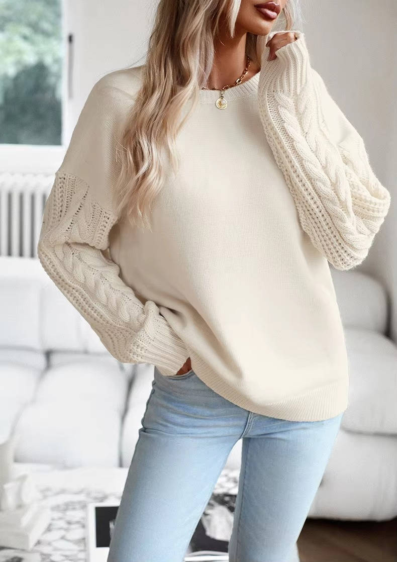 Laura | Cozy Oversized Chunky Cable Knit Sweater