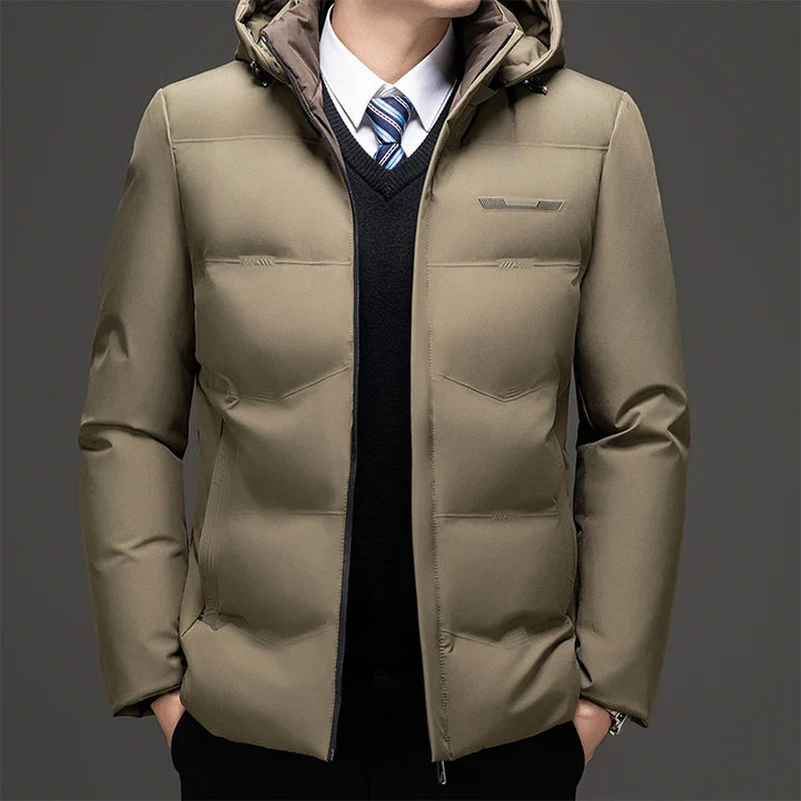 Luke | Hooded Quilted Mens Puffer Jacket