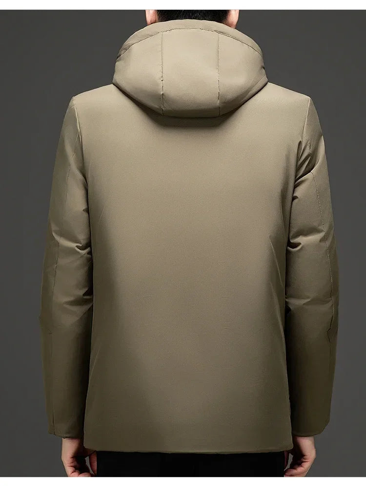 Luke | Hooded Quilted Mens Puffer Jacket