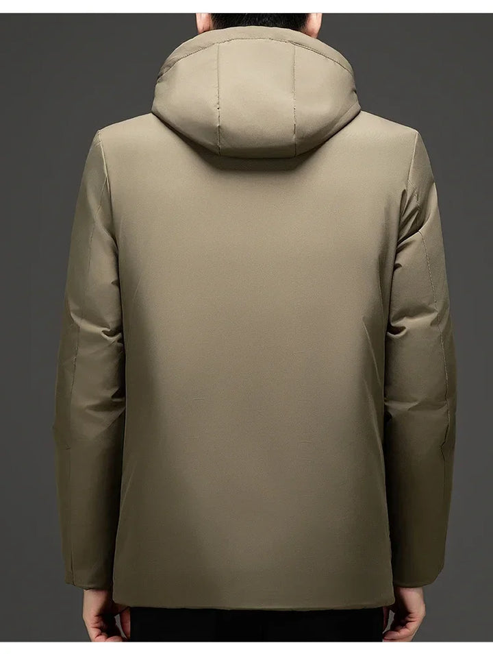 Luke | Hooded Quilted Mens Puffer Jacket
