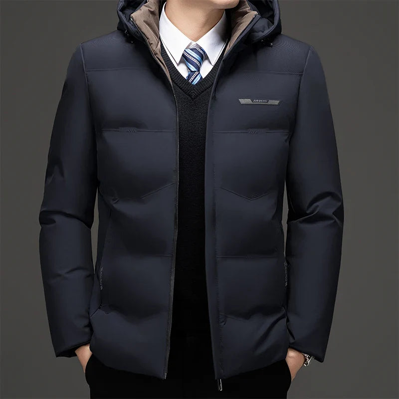 Luke | Hooded Quilted Mens Puffer Jacket