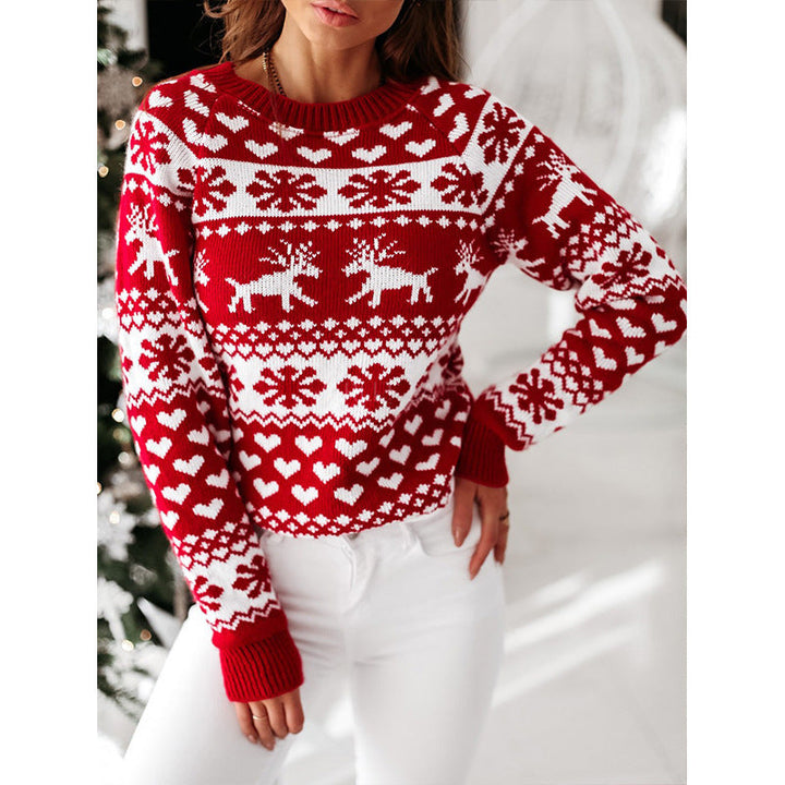 Madison | Fair Isle Reindeer Christmas Sweater Women