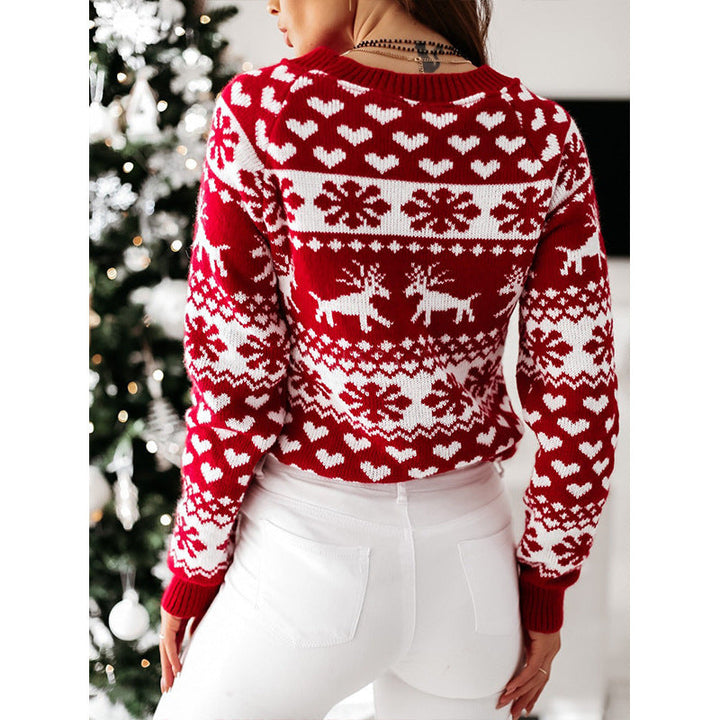 Madison | Fair Isle Reindeer Christmas Sweater Women