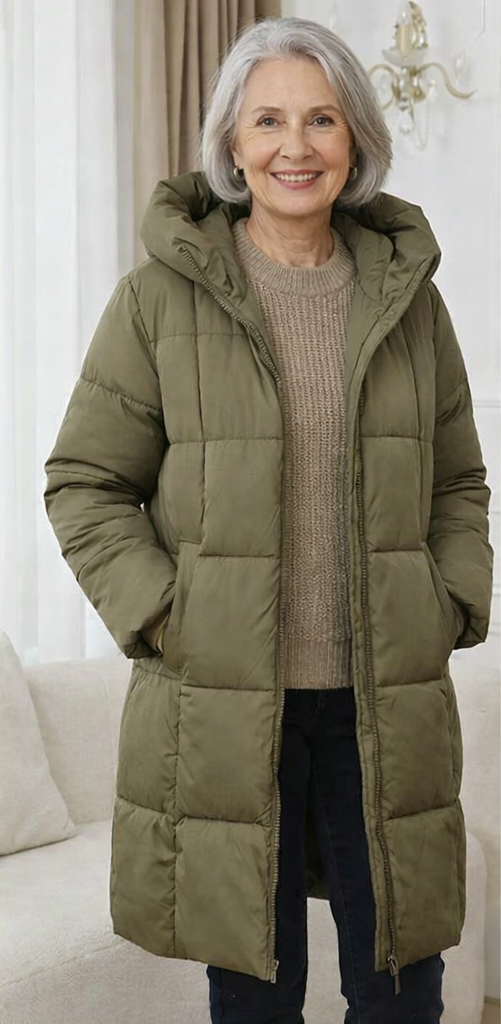 Margaret | Chic Long Hooded Puffer Jacket Women