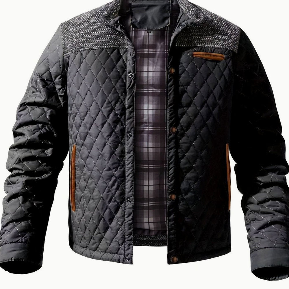 Mark | Polished Diamond Quilted Mens Puffer Jacket